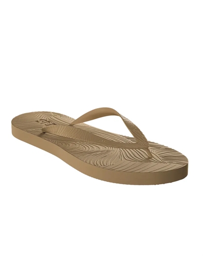 Slim Wide Strap Flip Flops - Sand - Sleepers 